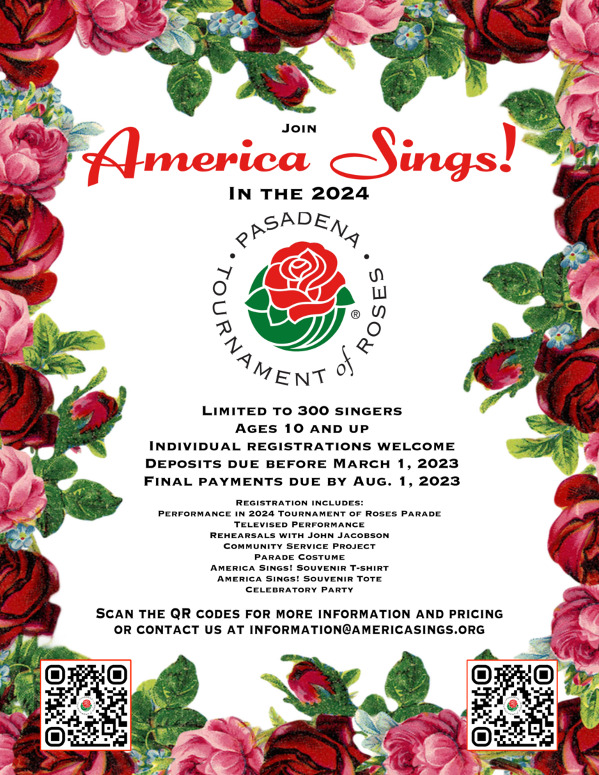 Tournament of Roses 2024 America Sings!